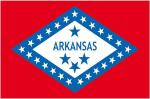 Fahnen Aufkleber Sticker USA - Arkansas