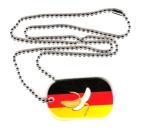 Dog Tag Fahne Bananenrepublik Deutschland