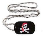 Dog Tag Fahne Pirat Kopftuch