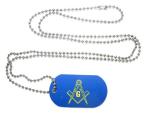 Dog Tag Fahne Freimaurer