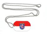 Dog Tag Fahne Hessen