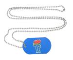 Dog Tag Fahne DDR - Jungpioniere