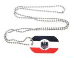 Dog Tag Fahne Deutsches Reich Kolonialamt