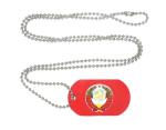 Dog Tag Fahne UDSSR Wappen