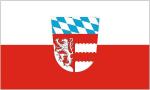 Fahne / Flagge Landkreis Dingolfing Landau 90 x 150 cm