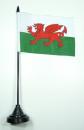 Tischflagge Wales 10 x 15 cm