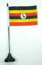 Tischflagge Uganda 10 x 15 cm