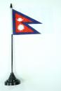 Tischflagge Nepal 10 x 15 cm