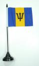 Tischflagge Barbados 10 x 15 cm