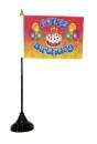 Tischflagge Happy Birthday Kindergeburtstag 10 x 15 cm