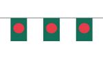 Flaggenkette Bangladesch 6 m