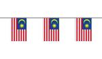 Flaggenkette Malaysia 6 m