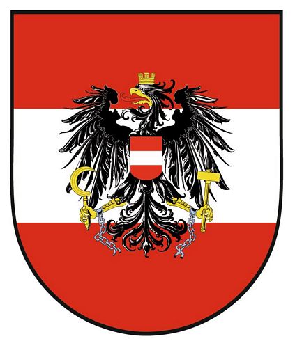 Wappenschild Aufkleber Sticker Österreich Adler, Wappenaufkleber, Diverses